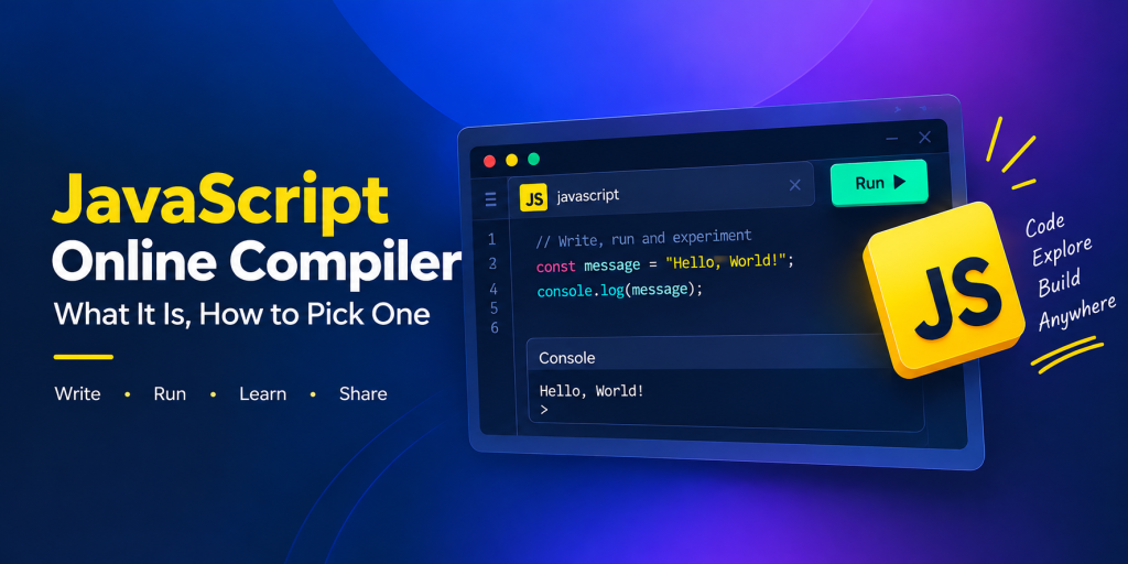 JavaScript Online Compiler: What It Is and How to Pick One