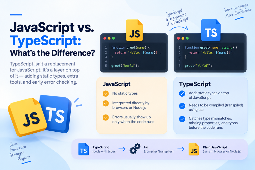javascript vs typescript javascript vs typescript